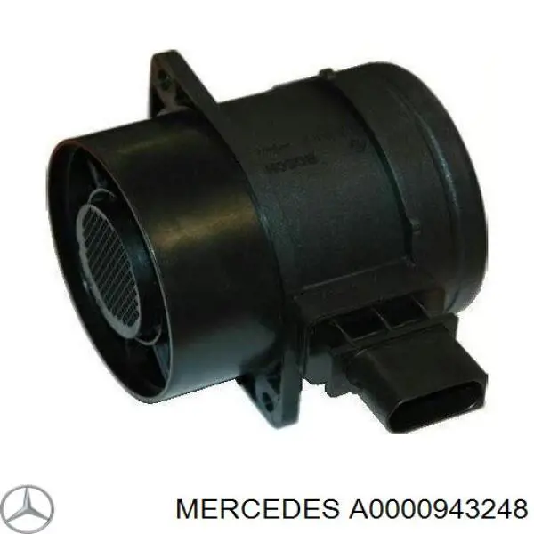 Sensor de fluxo (consumo) de ar, medidor de consumo M.A.F. - (Mass Airflow) Mercedes A0000943248