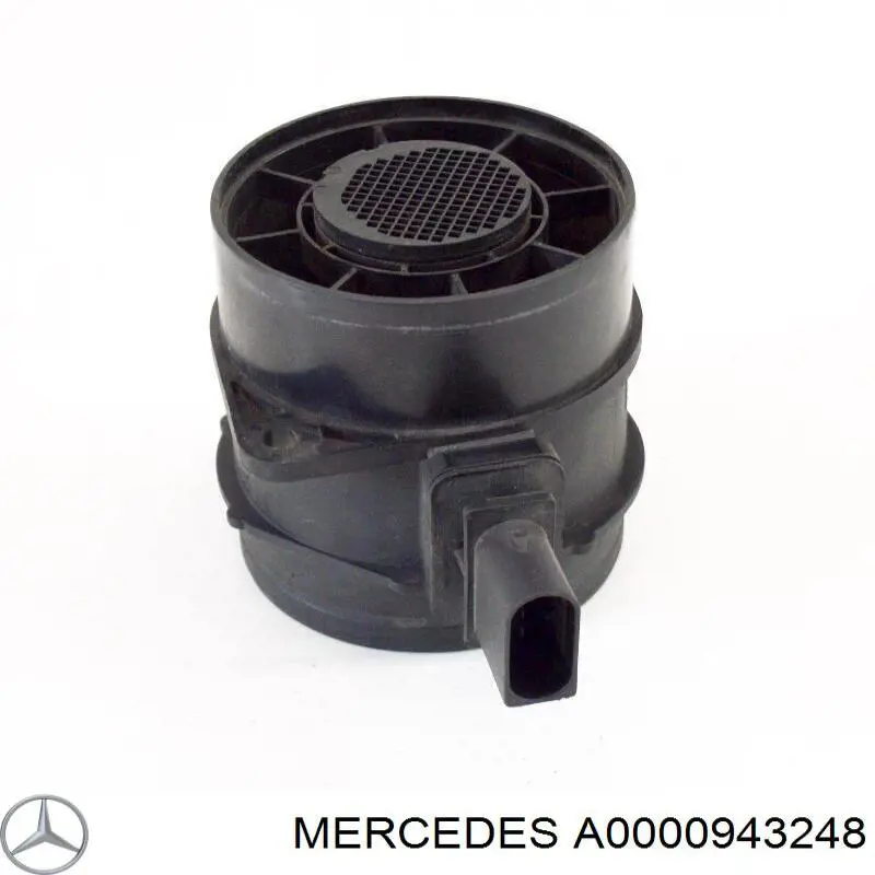 Compre A0000943248 Mercedes Sensor de fluxo (consumo) de ar, medidor de consumo M.A.F. - (Mass Airflow)