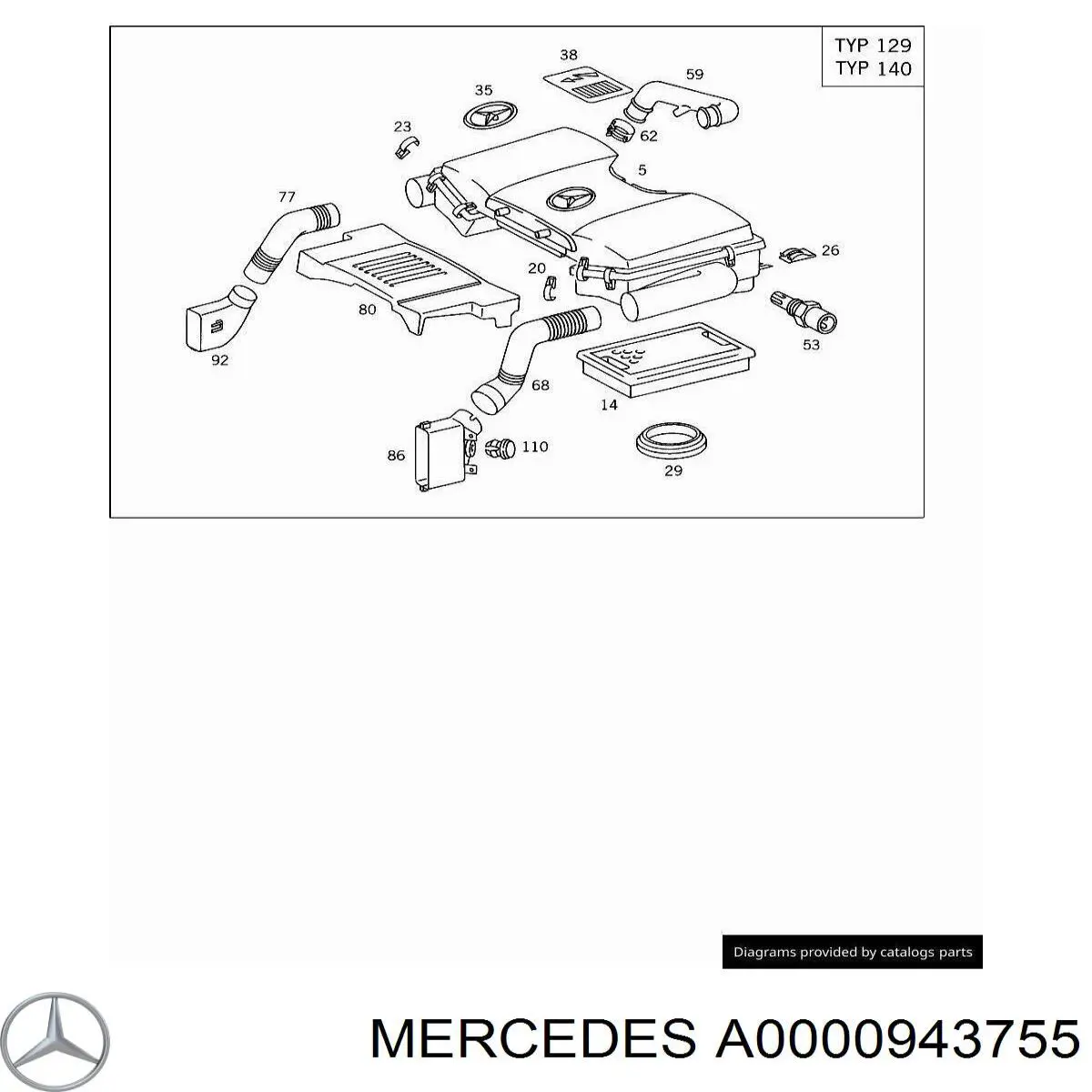 A0000943755 Mercedes 