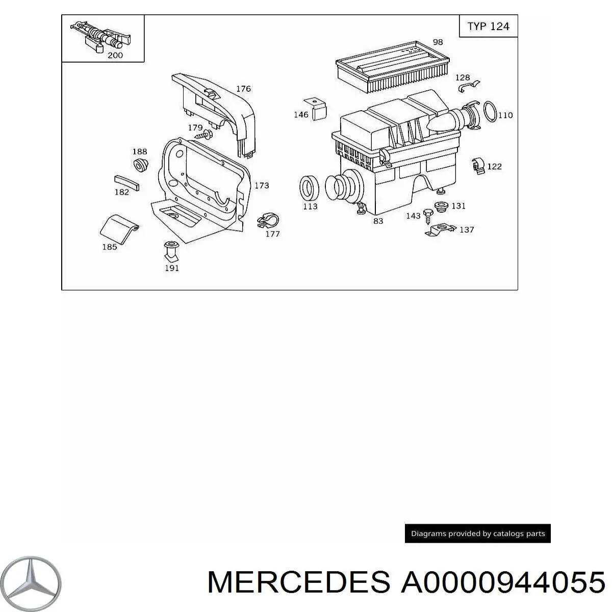  Mercedes A0000944055 цена, от 3.08 USD