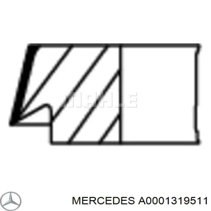 Купить A0001319511 Mercedes 