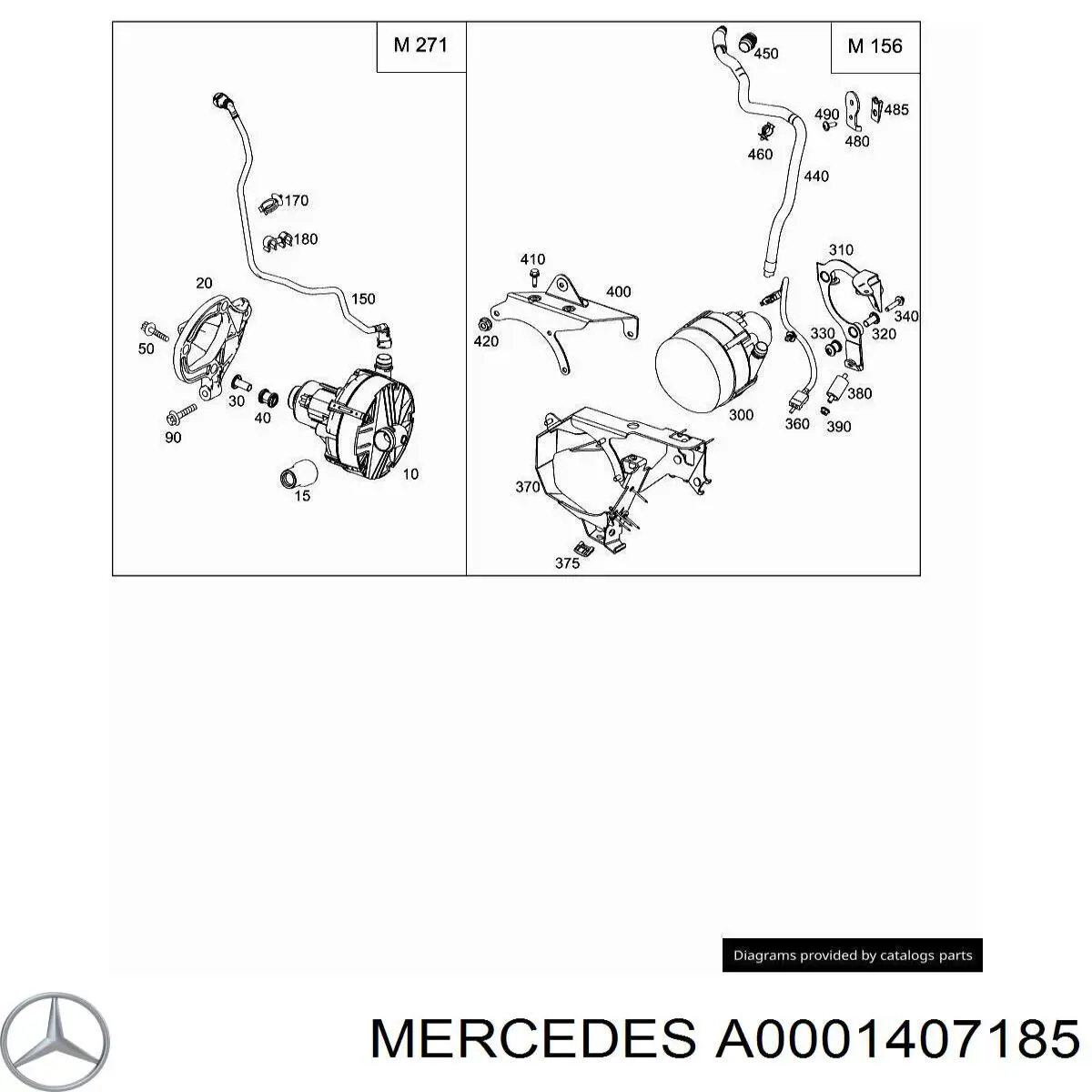 A0001405985 Mercedes Насос воздушный
