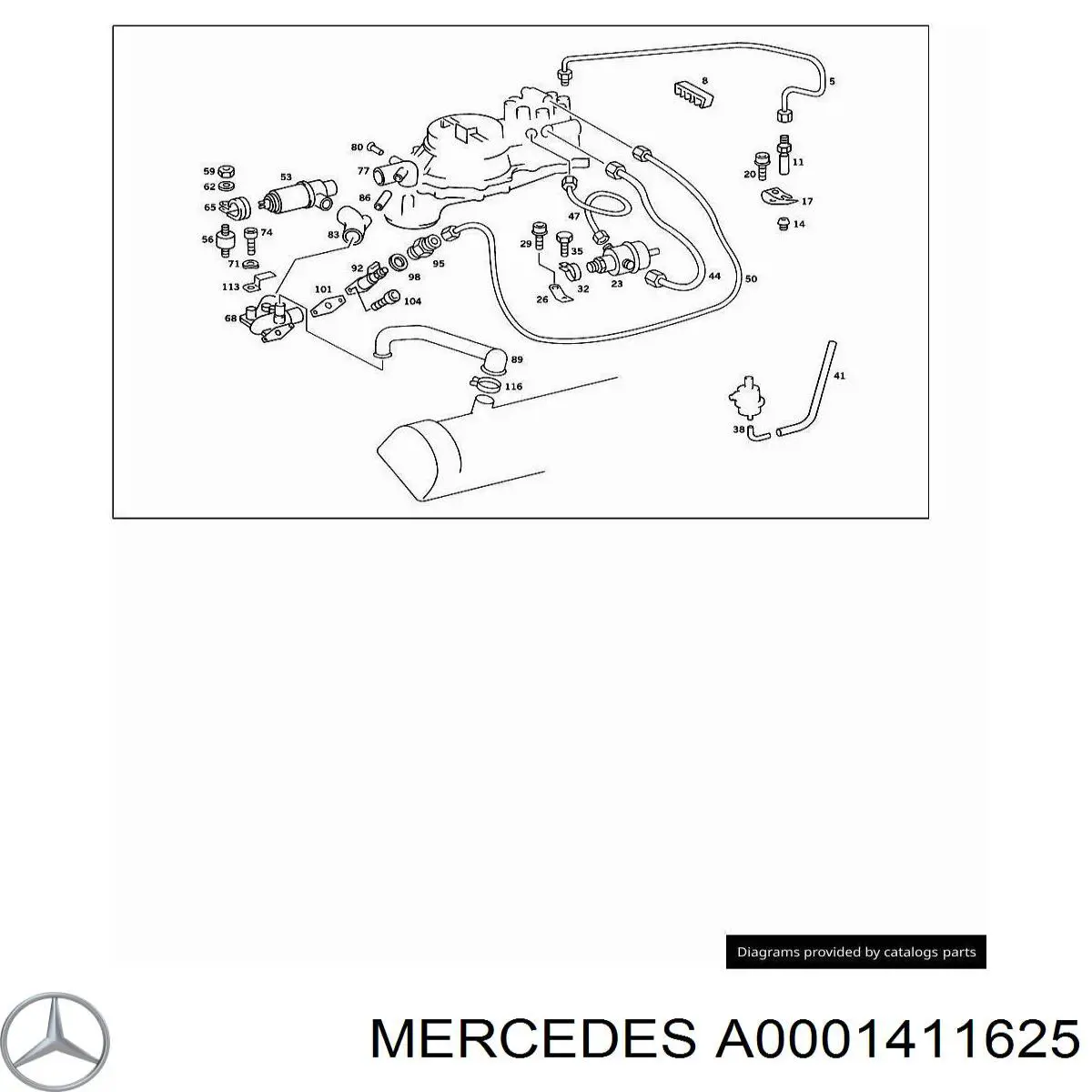  A0001411625 Mercedes