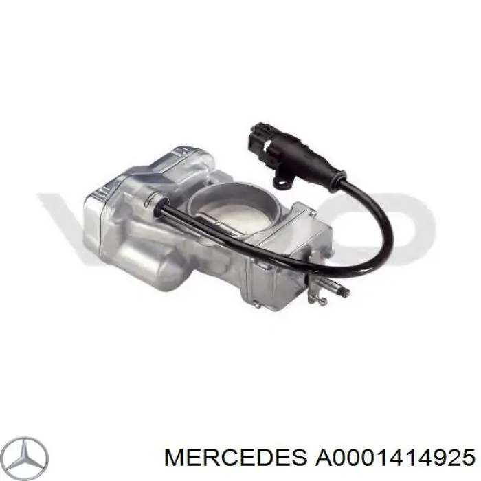 000141492581 Mercedes válvula de borboleta montada