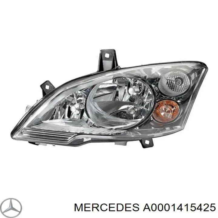 Дроссельная заслонка A0001415425 Mercedes