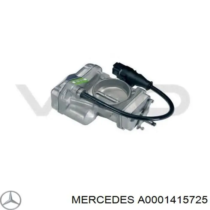 A0001415725 Mercedes válvula de borboleta montada