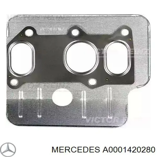 A0001420280 Mercedes прокладка выпускного коллектора правая