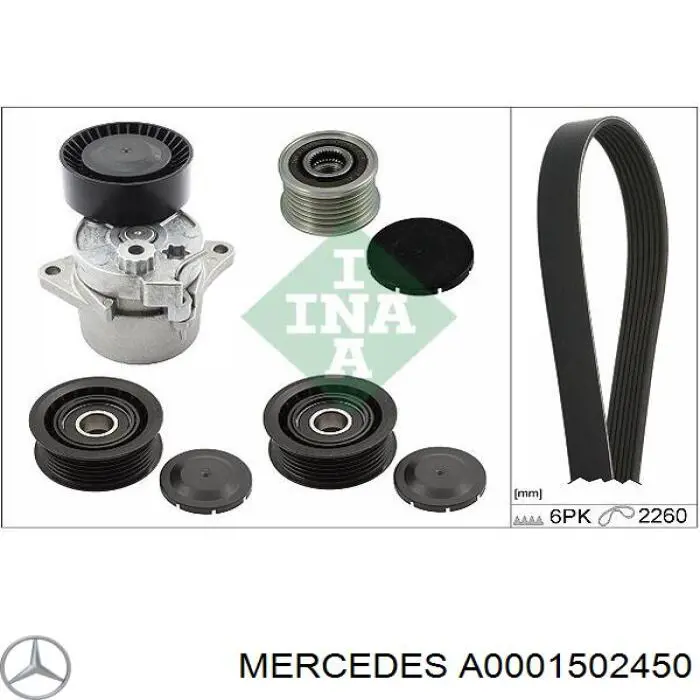 A0001502450 Mercedes gerador