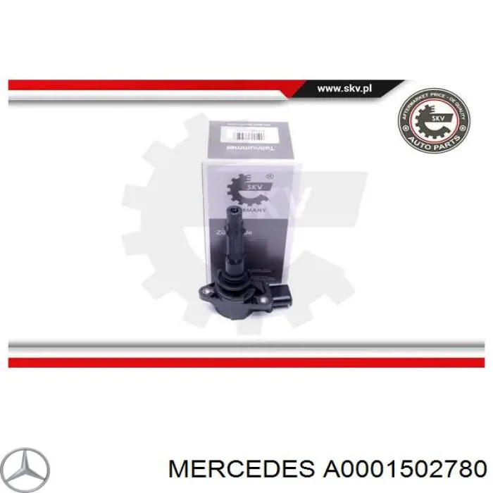 Купить A0001502780 Mercedes Катушка зажигания