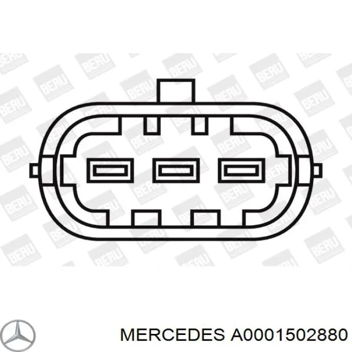 Катушка зажигания A0001502880 Mercedes