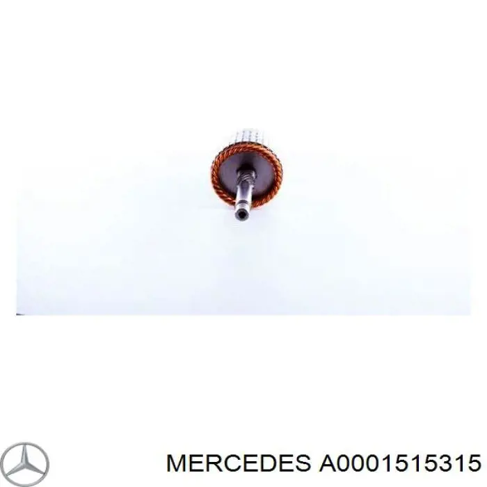 A0001515315 Mercedes якорь (ротор стартера)