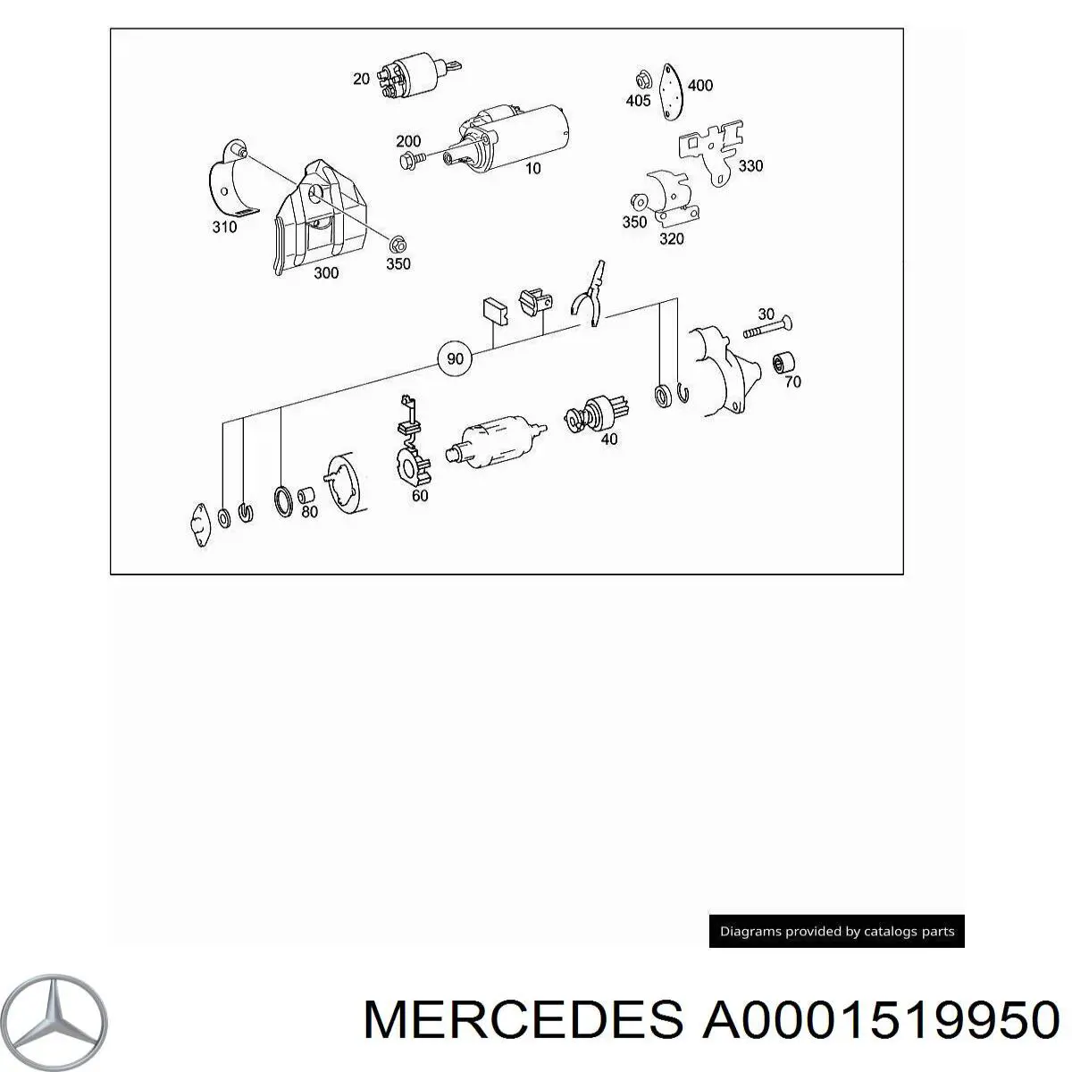 Bucha do motor de arranco para Audi A3 (8VS)