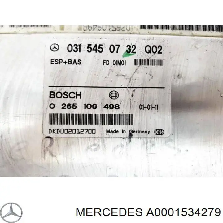 Купить A611153119180 Mercedes Электронный блок управления двигателем