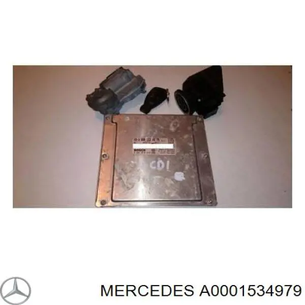 A0001534979 Mercedes módulo de direção (centralina eletrônica de motor)