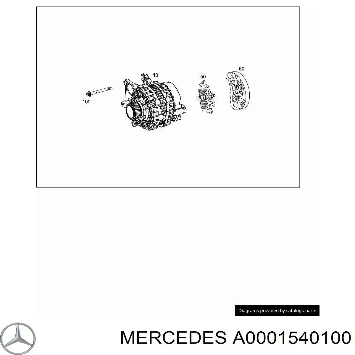 A0001540100 Mercedes 