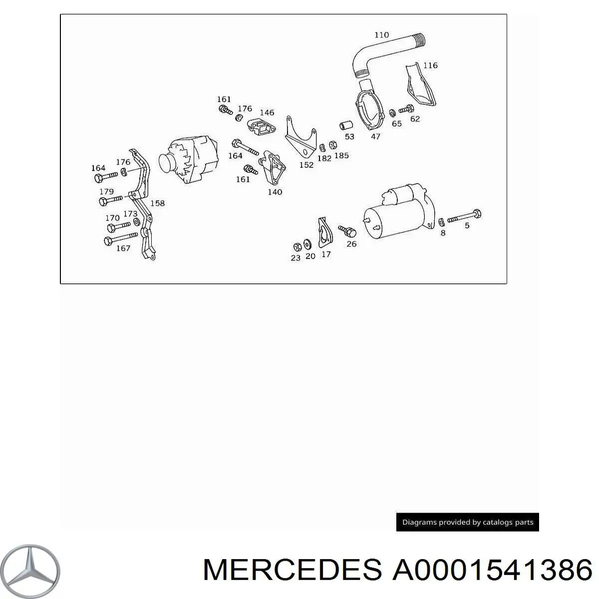 A0001541386 Mercedes 