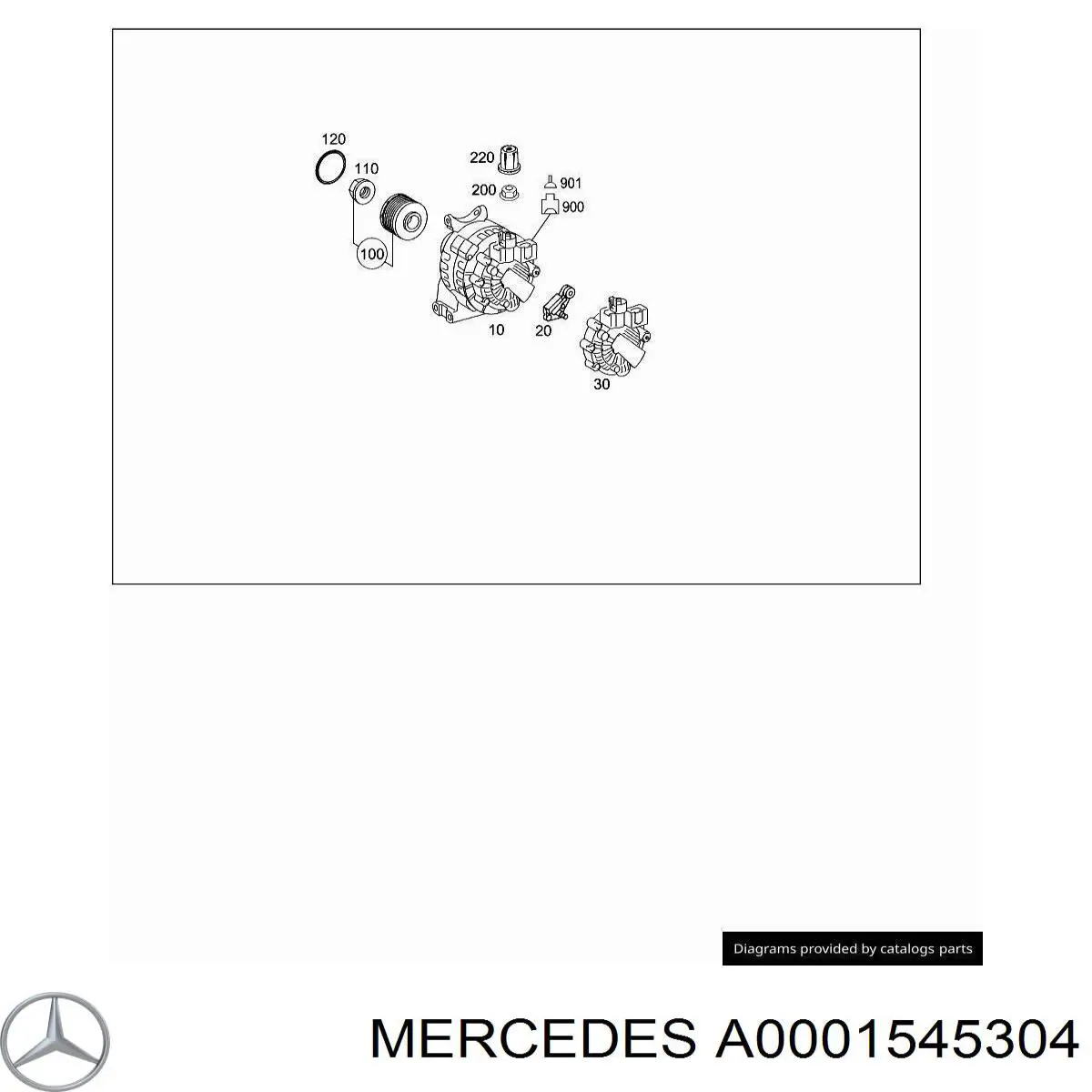 A0001545304 Mercedes 