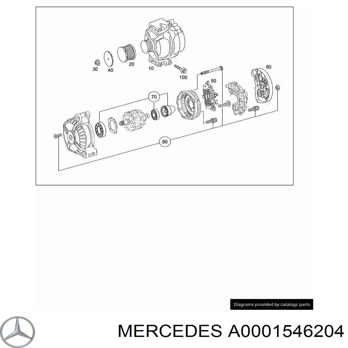 A0001546204 Mercedes 