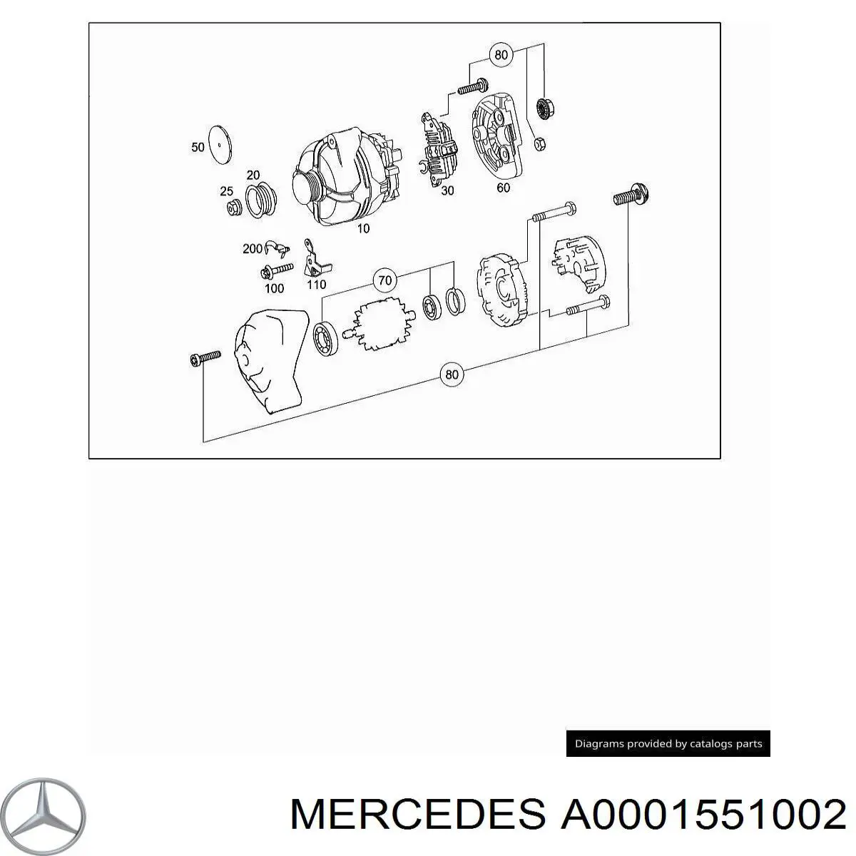  A0001551002 Mercedes