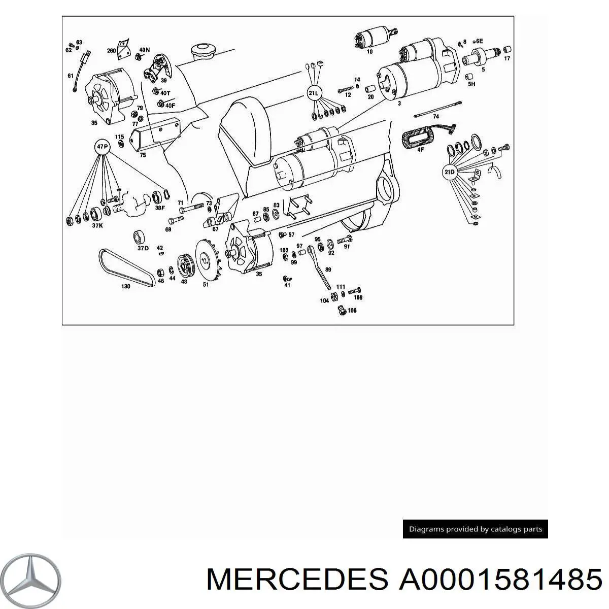 A0001581485 Mercedes 
