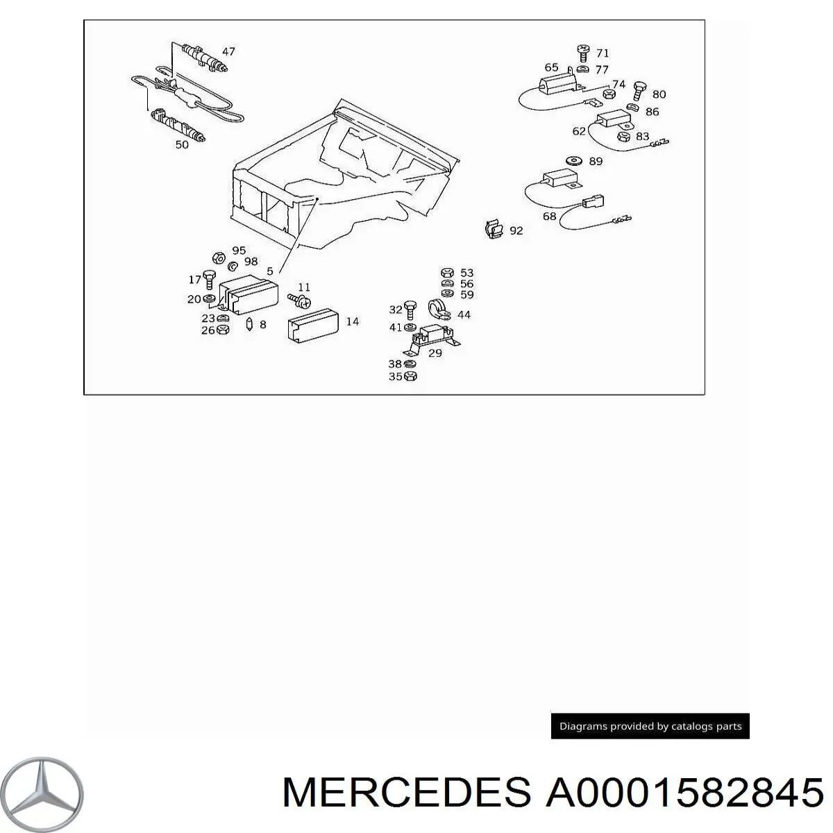 A0001582845 Mercedes 