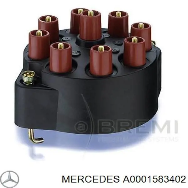 Крышка распределителя зажигания (трамблера) A0001583402 Mercedes