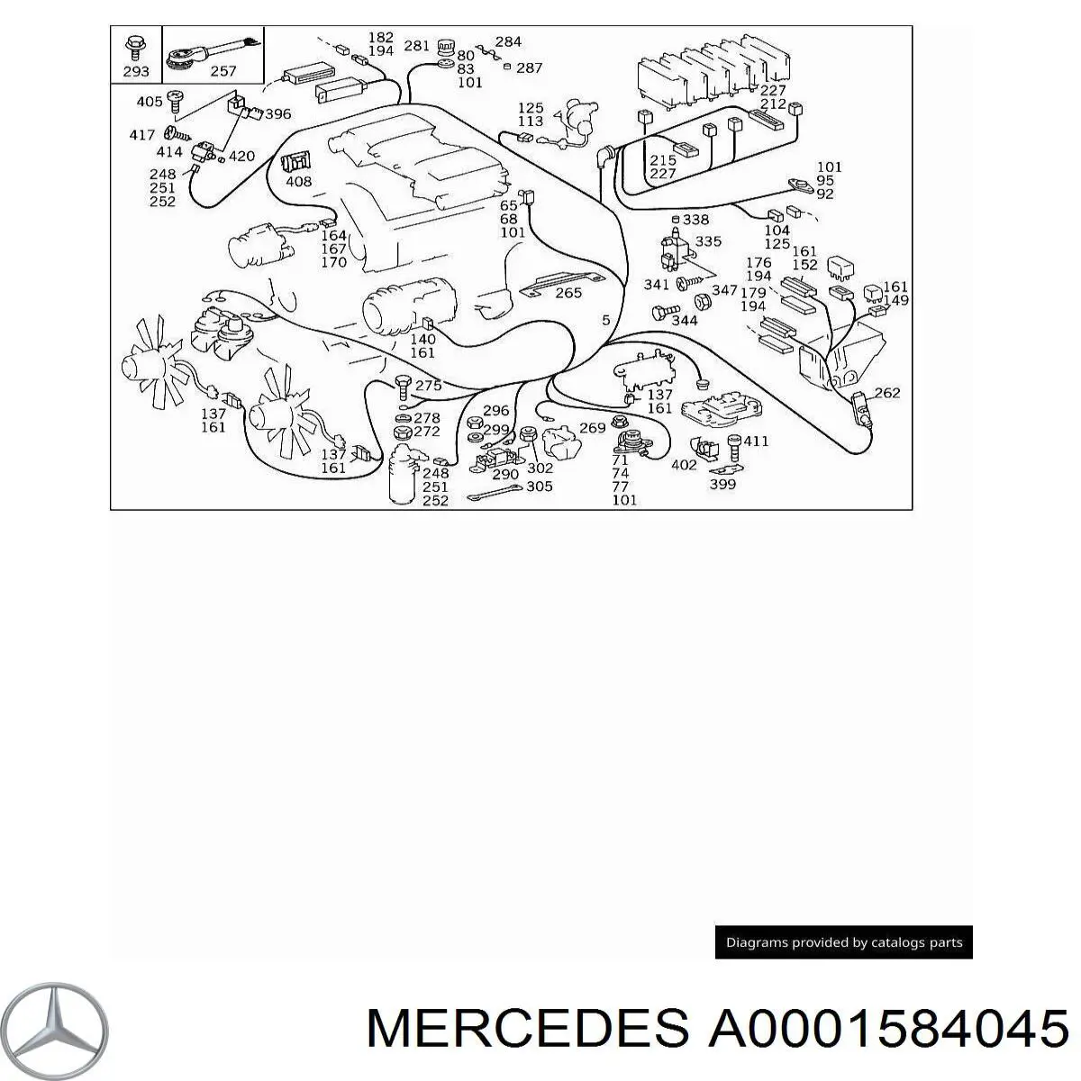 A0001583745 Mercedes 