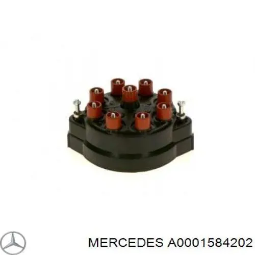 Крышка распределителя зажигания (трамблера) A0001584202 Mercedes