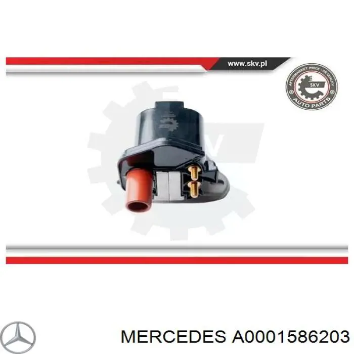Модуль зажигания Mercedes A0001586203 цена, от 31.23 USD