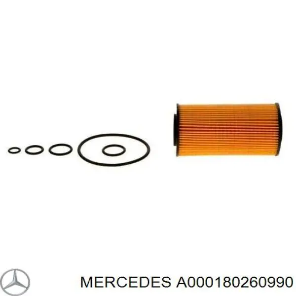 Фильтр масла Mercedes A000180260990