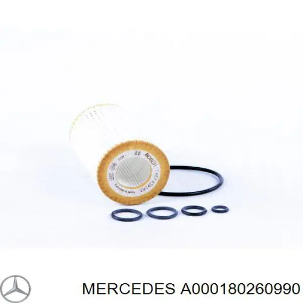A000180260990 Mercedes Масляный фильтр двигателя