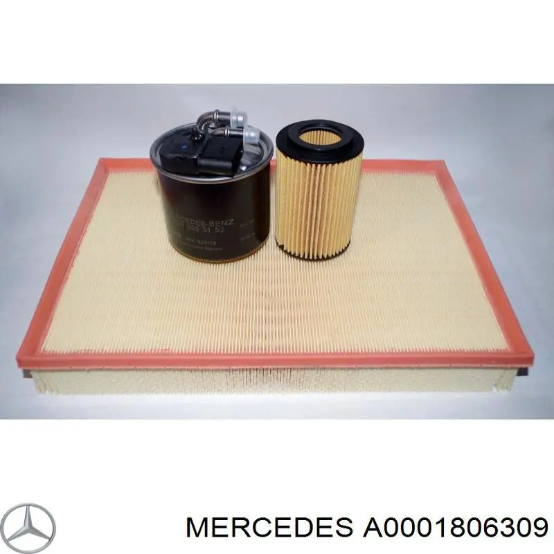 A0001806309 Mercedes kit de filtros para um motor