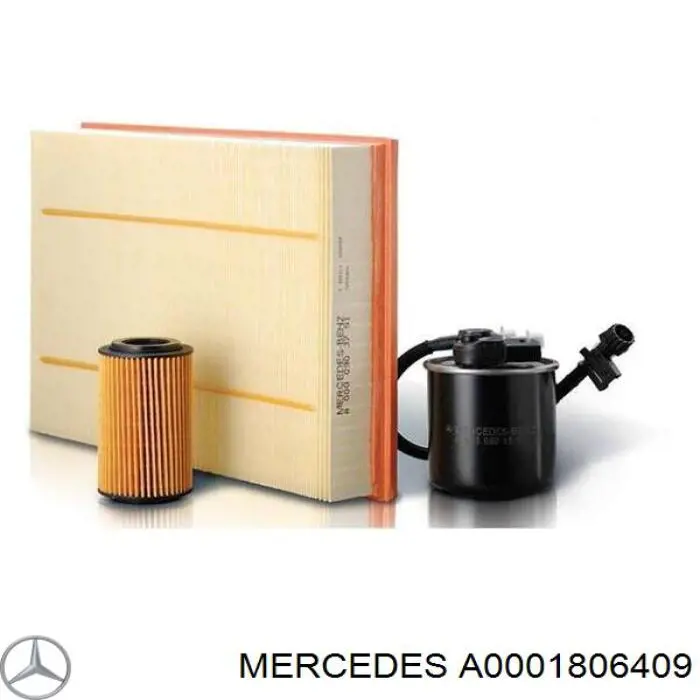 A0001806409 Mercedes kit de filtros para um motor