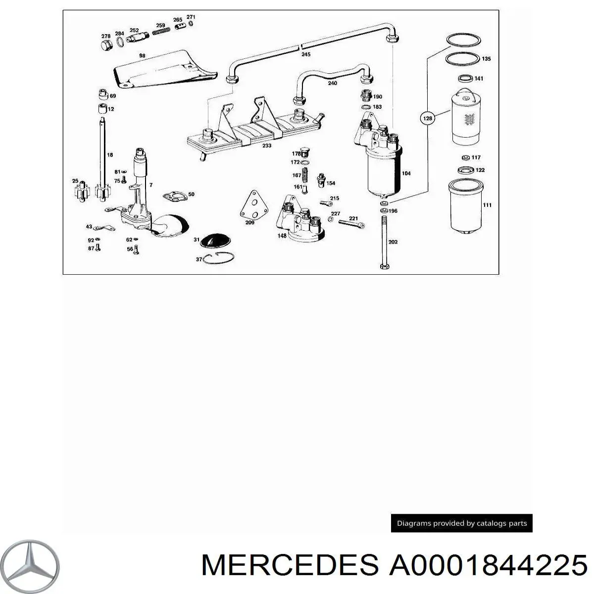 A0001844225 Mercedes 
