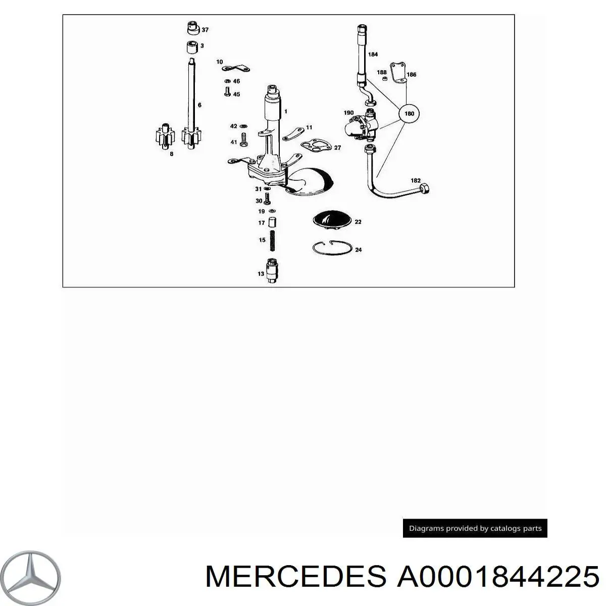 Купить 0001844225 Mercedes Фильтр центробежный очистки масла