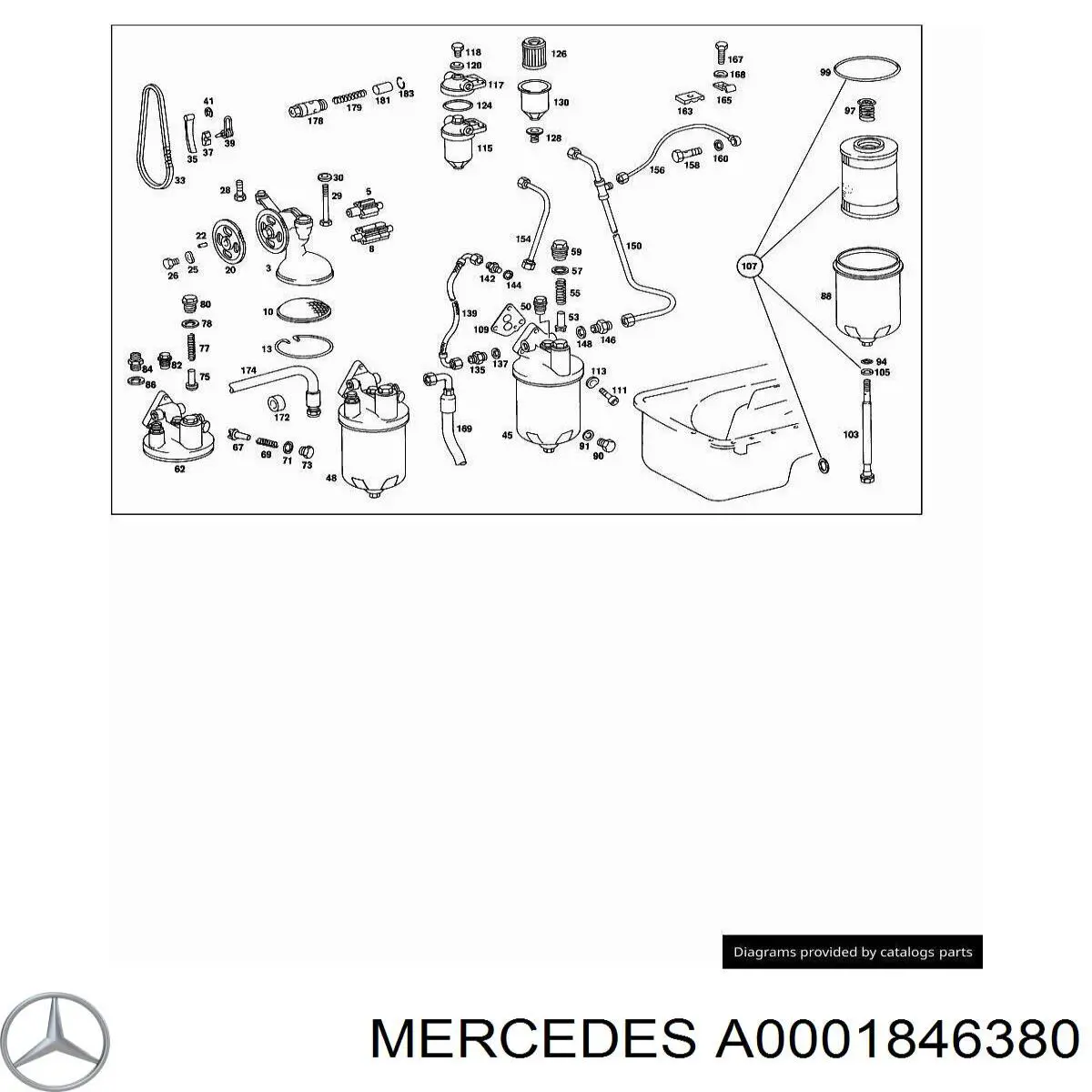 A0001846380 Mercedes Уплотнительное кольцо, универсальное