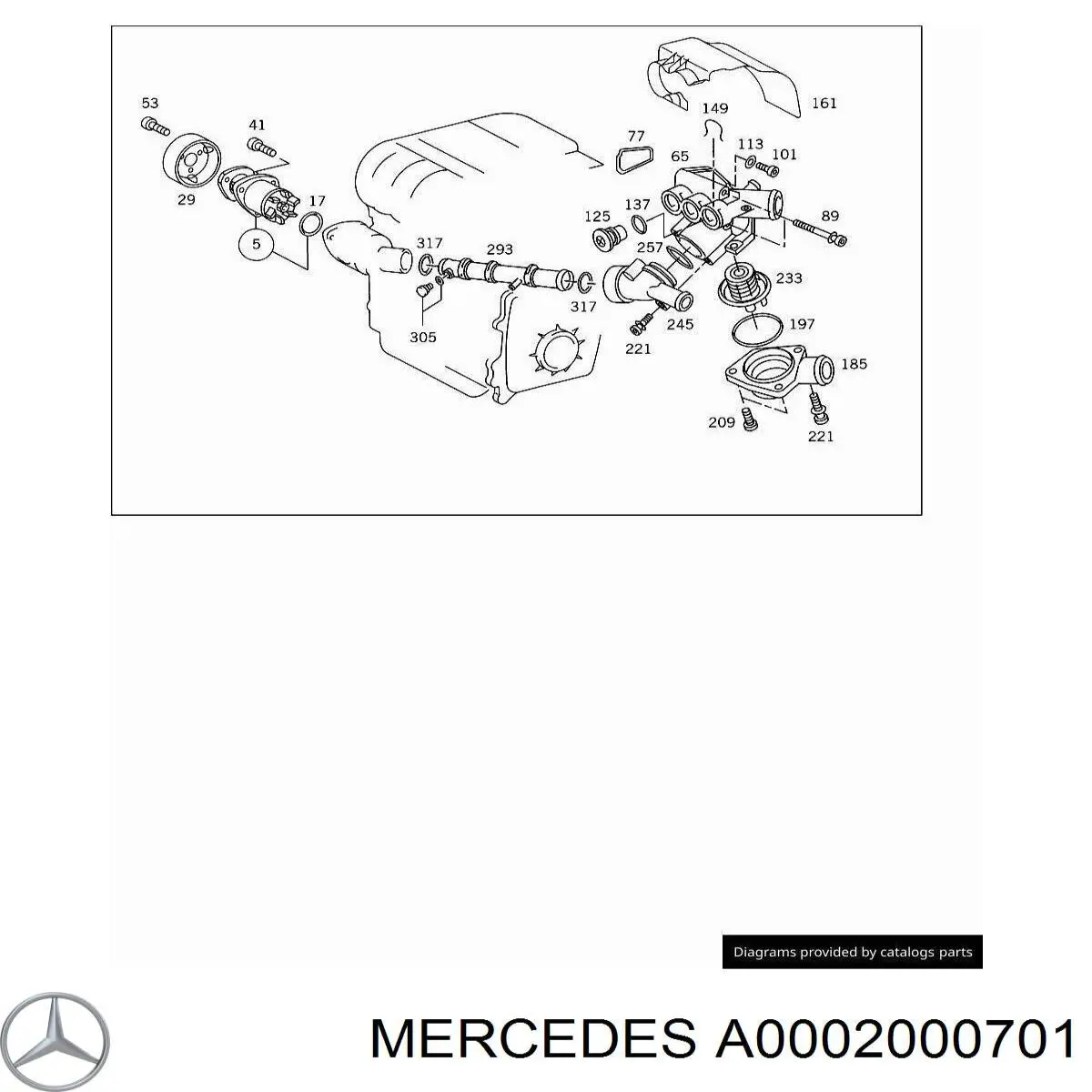  0002000701 Mercedes