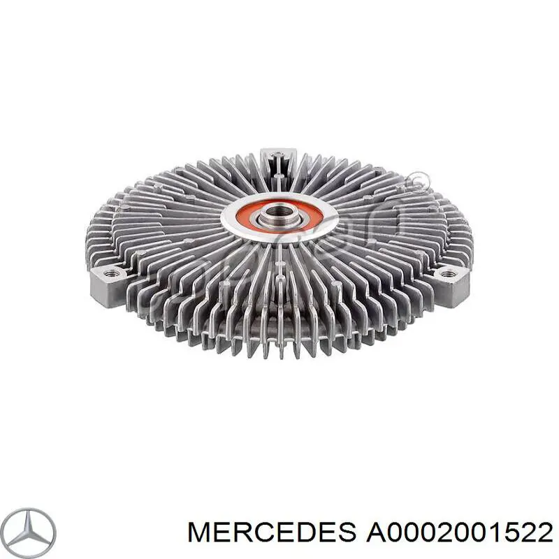 Вискомуфта вентилятора 0002001122 Mercedes