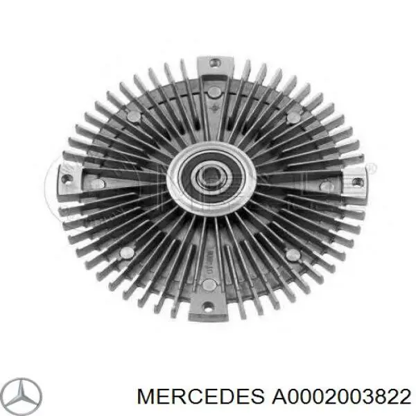 A0002003822 Mercedes вискомуфта (вязкостная муфта вентилятора охлаждения)
