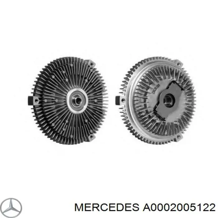 A0002005122 Mercedes вискомуфта (вязкостная муфта вентилятора охлаждения)