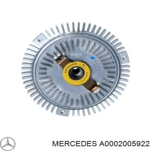 A0002005922 Mercedes вискомуфта (вязкостная муфта вентилятора охлаждения)