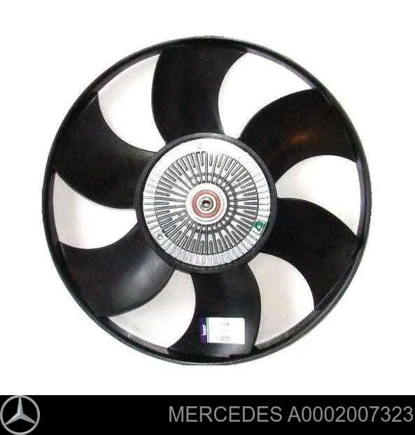 Вентилятор (крыльчатка) радиатора охлаждения Mercedes A0002007323