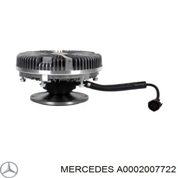 Вискомуфта (вязкостная муфта) вентилятора охлаждения MERCEDES A0002007722