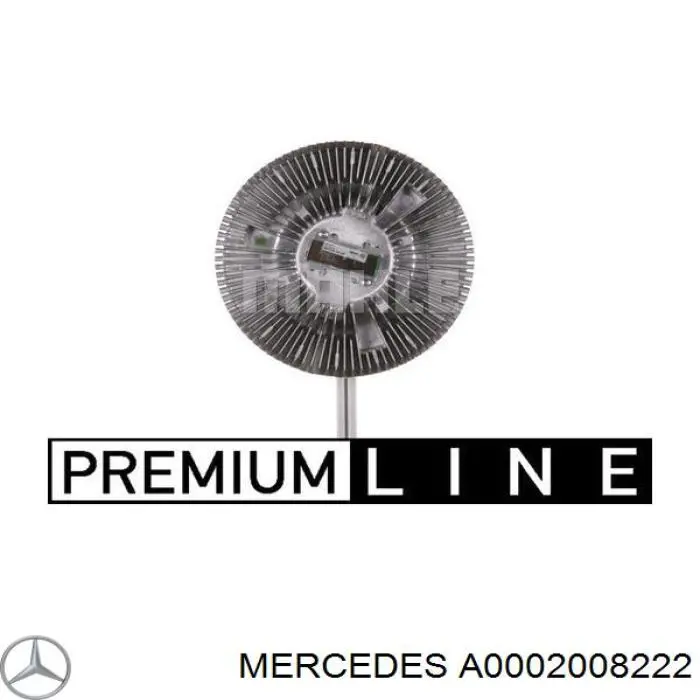 A0002008222 Mercedes вискомуфта (вязкостная муфта вентилятора охлаждения)