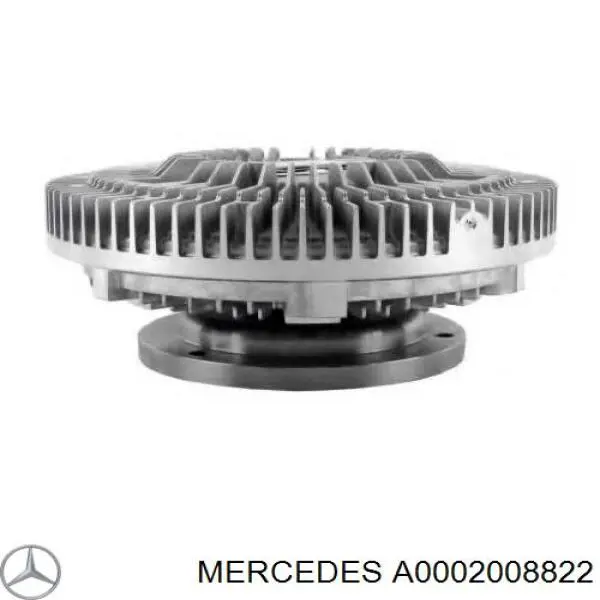 Вискомуфта вентилятора 0002008822 Mercedes