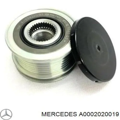 A0002020019 Mercedes Ролик приводного ремня, паразитный