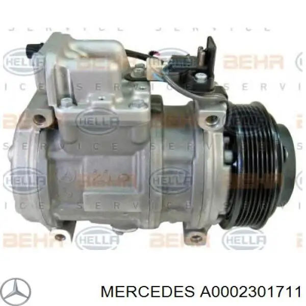 Компрессор кондиционера A0002301711 Mercedes