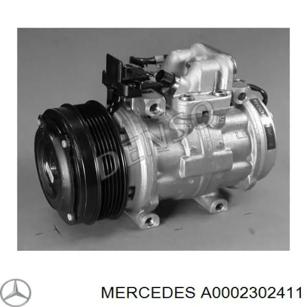 Компрессор кондиционера A0002302411 Mercedes