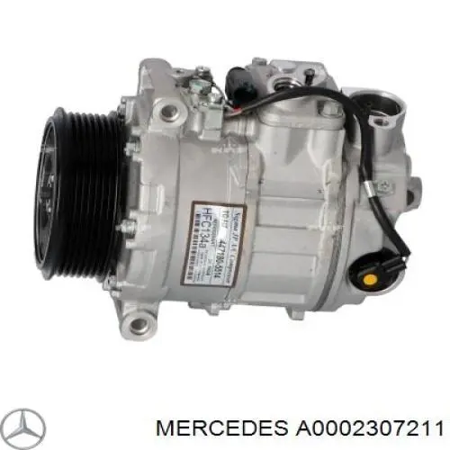 Компрессор кондиционера A0002307211 Mercedes