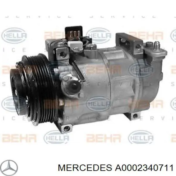 A0002340711 Mercedes compressor de aparelho de ar condicionado